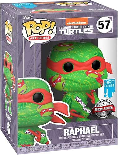 Raphael Artist Series Teenage Mutant Ninja Turtles Funko Pop! Figura de vinilo con protector Pop! Exclusivo