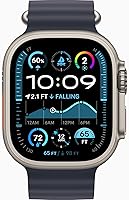 Vista 3 de Apple Watch Ultra 2 GPS + celular, 1.929 in - Funda de titanio con correa azul océano, talla única (renovado)