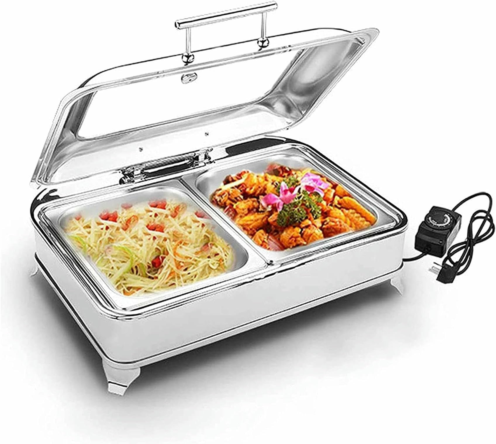 Réchauffeur de nourriture électrique buffet chaud et hot pot 9 litres