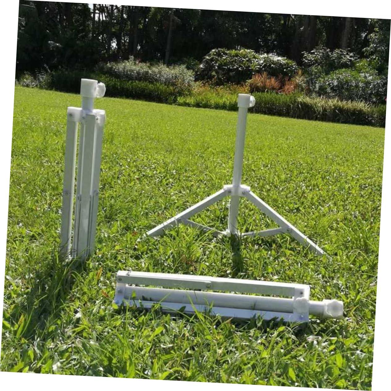 TOYANDONA Base de Sombrilla Triangular para Playa Resistente Soporte de Fijación para Exteriores para Uso Jardín o Terraza
