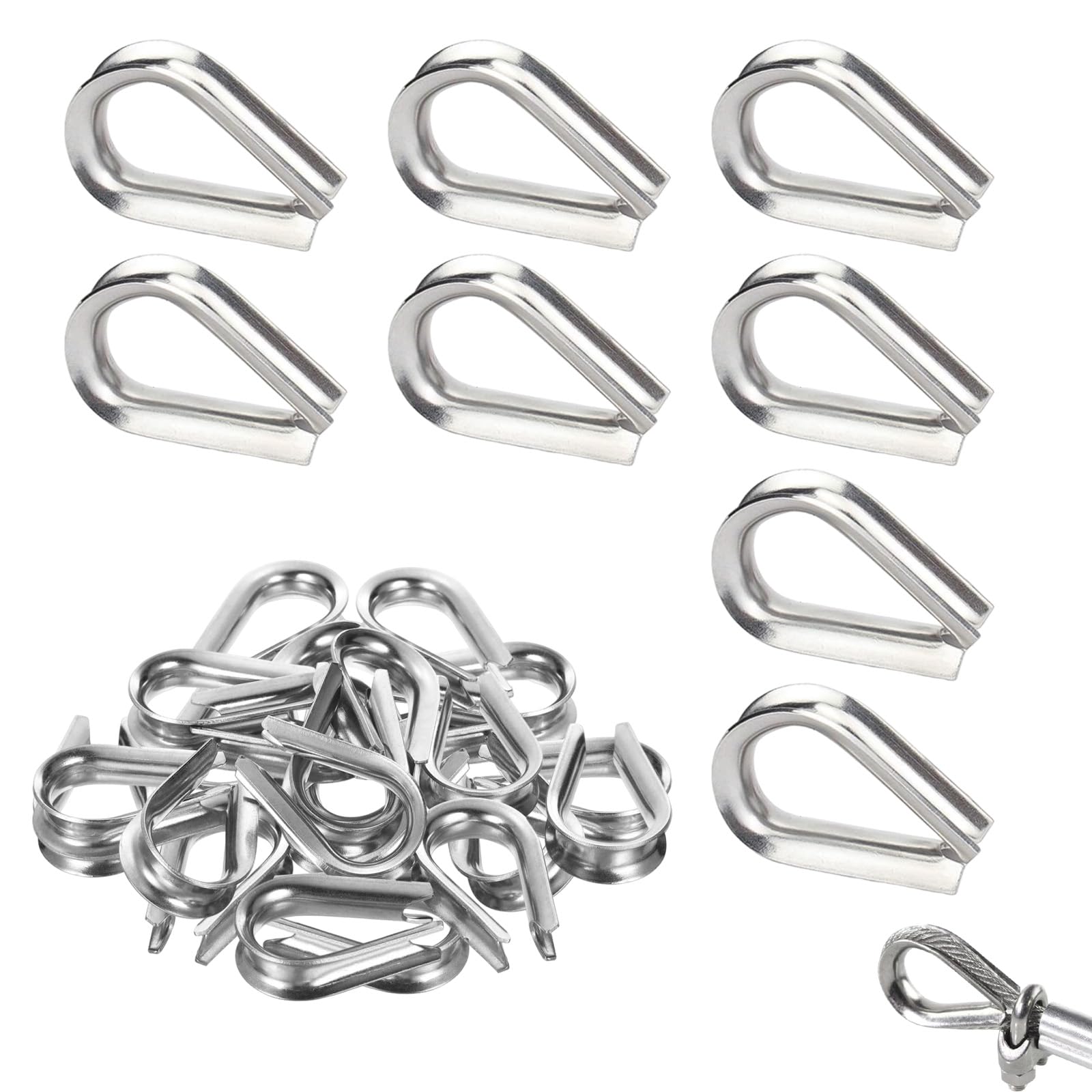 Ditale Per Funi Metalliche In Acciaio Inossidabile Marine Garde 316/304