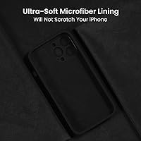 Vista 478 de FireNova Designed for iPhone 13 Pro Max Case, Silicone [Camera Protection] Phone Case with [2 Screen Protectors], Soft Anti-Scratch Microfiber Deep