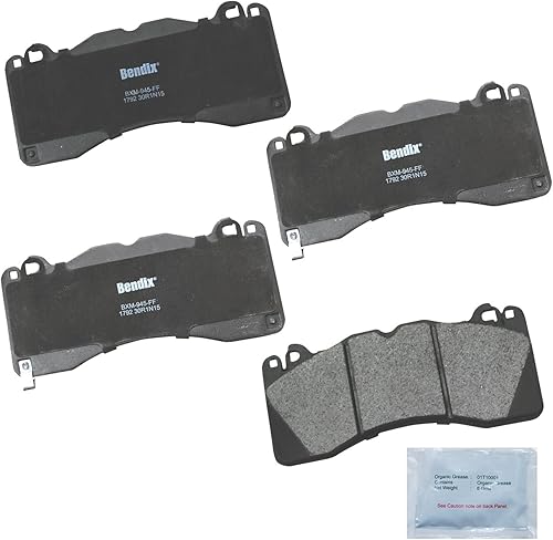 Vista 319 de Bendix Priority1 CFC1035 Pastillas de freno delanteras de cerámica para modelos seleccionados Chevrolet Aveo, Aveo5, Optra, Spark, Spark EV, Pontiac