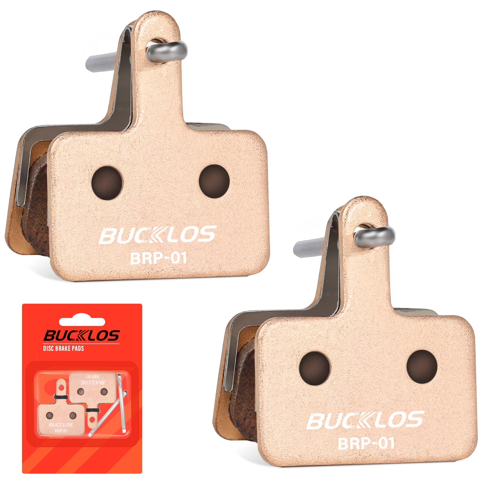 AEYINO 2 Pairs Bike Brake Pads for TRP Tektro Shimano MT200 Deore Br-M575 M525 M515 T615 T675 M505 M495 M486 M485 M475,Disc Brakes Pads for Bicycle Mountain/Electric/Road/MTB โ image 1