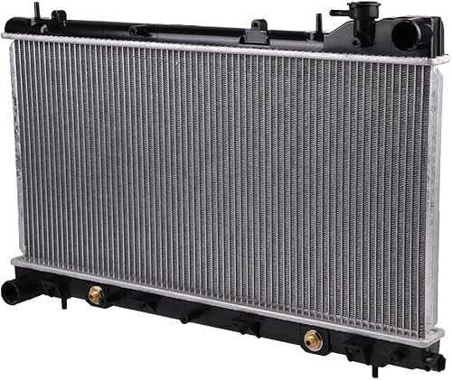 Miniatura 5 de OCPTY Reemplazo del radiador de las piezas de automóvil para 1999 2000 2001 2002 para Subaru Forester 2.5L Base CU2402 Radiador de aluminio