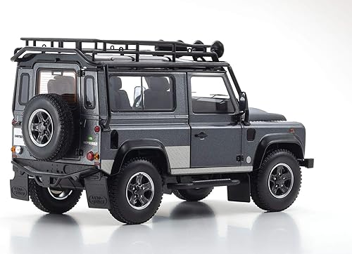 Miniatura 2 de Kyosho KY8901TR 118 Land Rover Defender 90-Dark Grey Coche miniatura coleccionable, multicolor