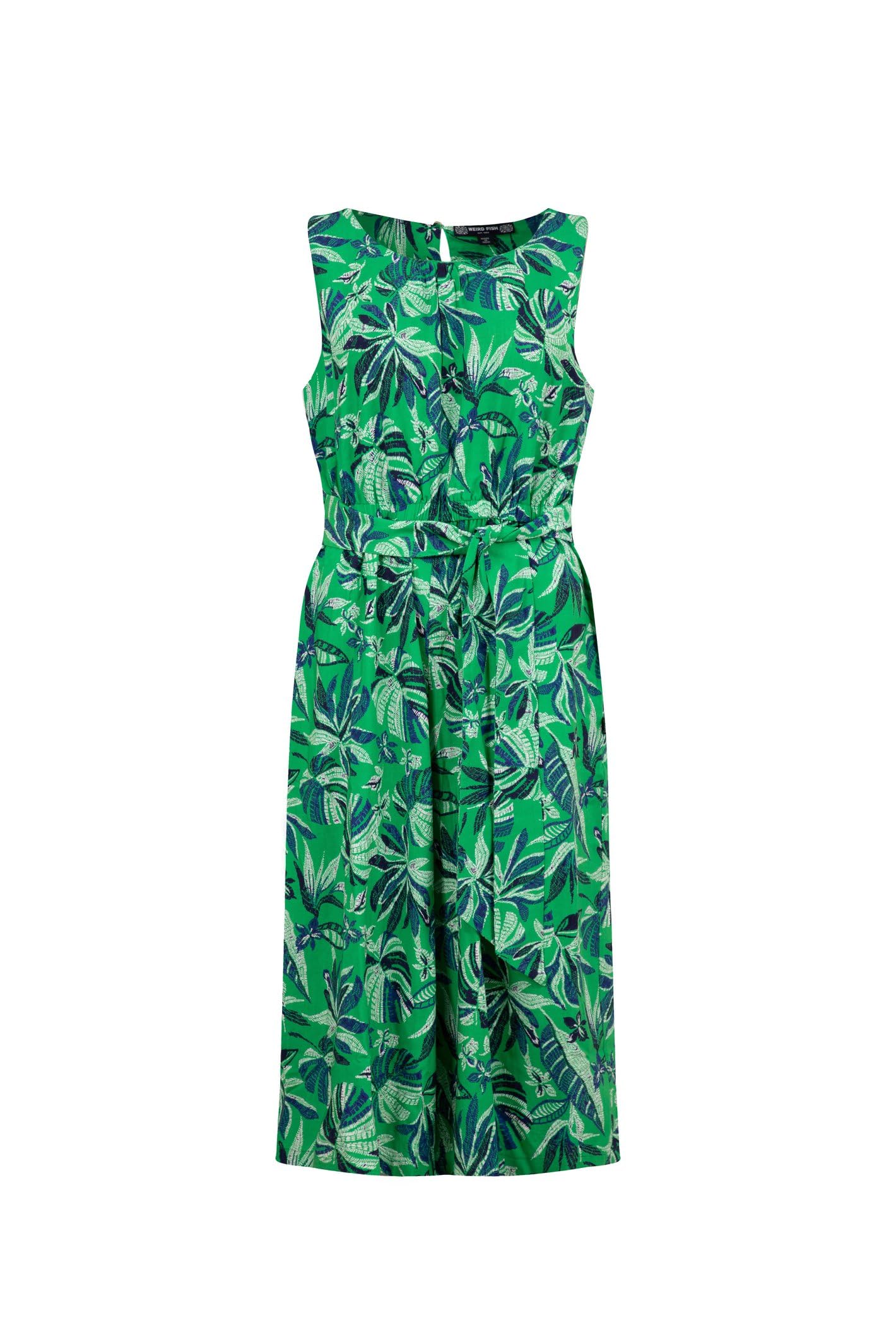 Weird Fish Women's Jumpsuit - Green - Size 16