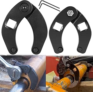 Sunluway 1266 Adjustable Gland Nut wrench & 7463 Small Adjustable Gland Nut Wrench Universal for Hydraulic Cylinders on Most Farm & Construction Equipment, Remove Gland Nuts Easily