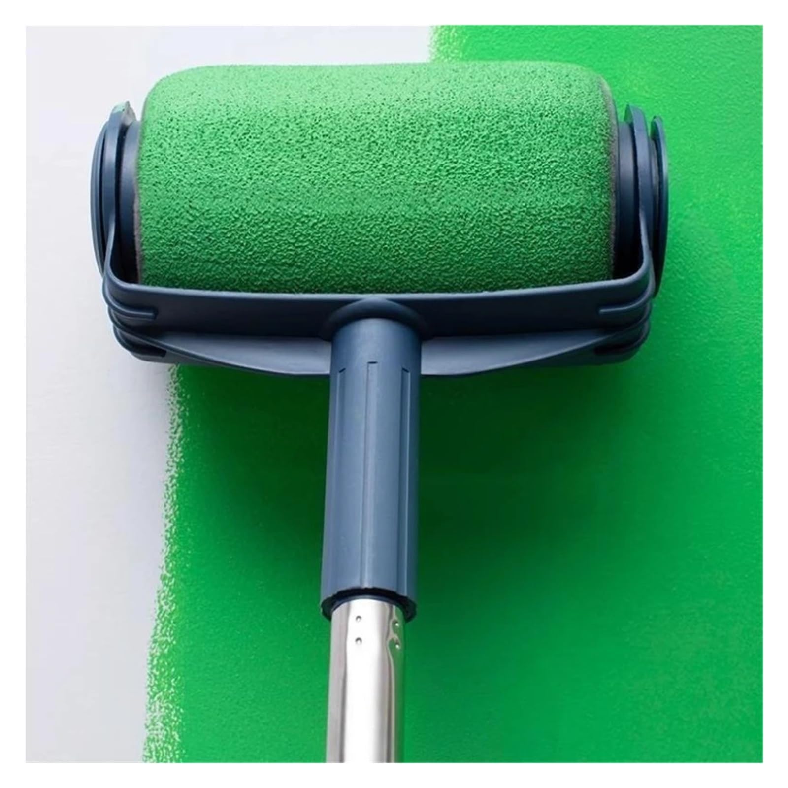Juego de rodillos de pintura multifuncionales recargables con cepillo de bordes, kit de pintura de precisión para renovación del hogar y proyectos de bricolaje, suministros de pintura completos (1