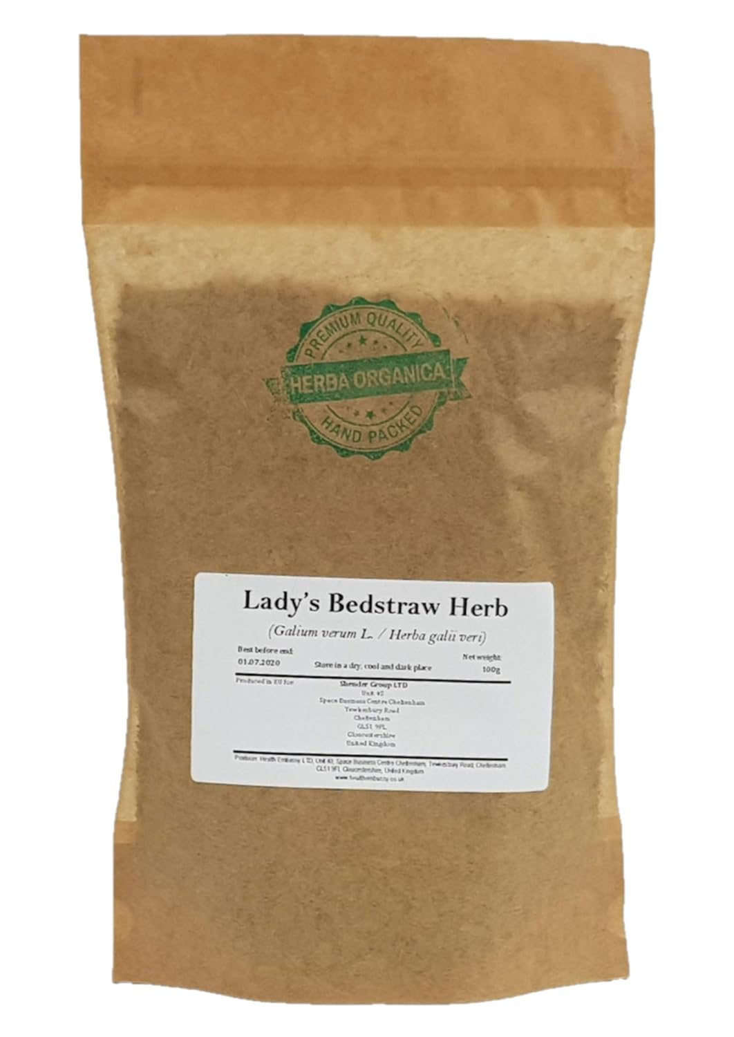 Herba Organica Lady’s Bedstraw Herb - Galium Verum L - Herbal Tea (100g)