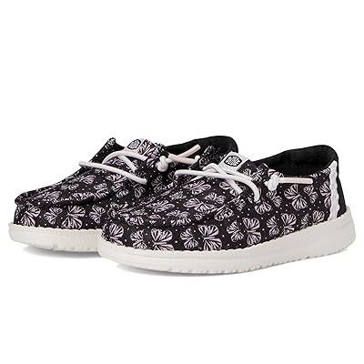 Hey Dude Kids Wendy Butterfly (Toddler) Girls Shoes Black/Pink