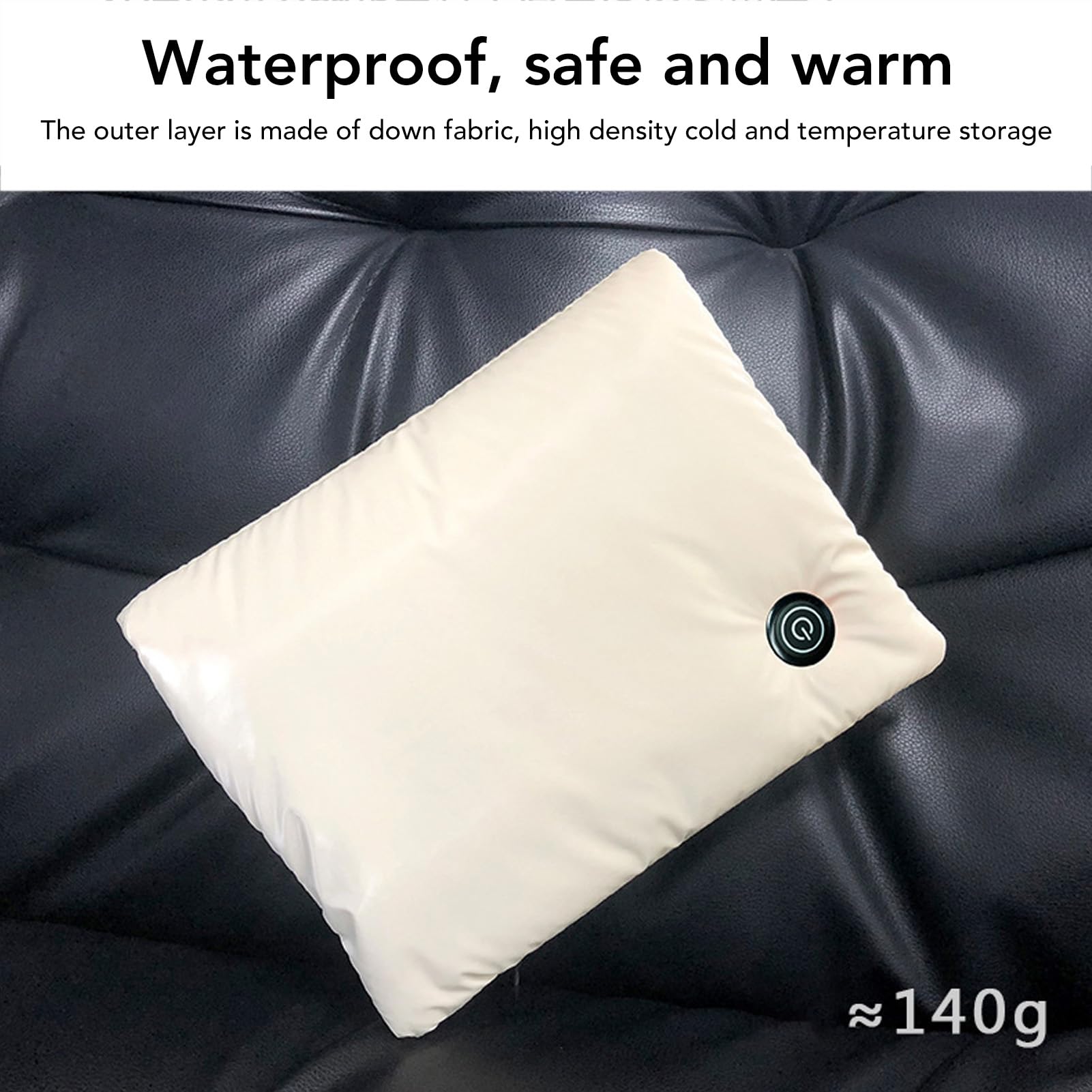 Beheizte Graphen-Handwärmertasche, USB-Aufladung, 3 Temperaturstufen, waschbar, doppelseitige beheizte Handwärmertasche für den Winter