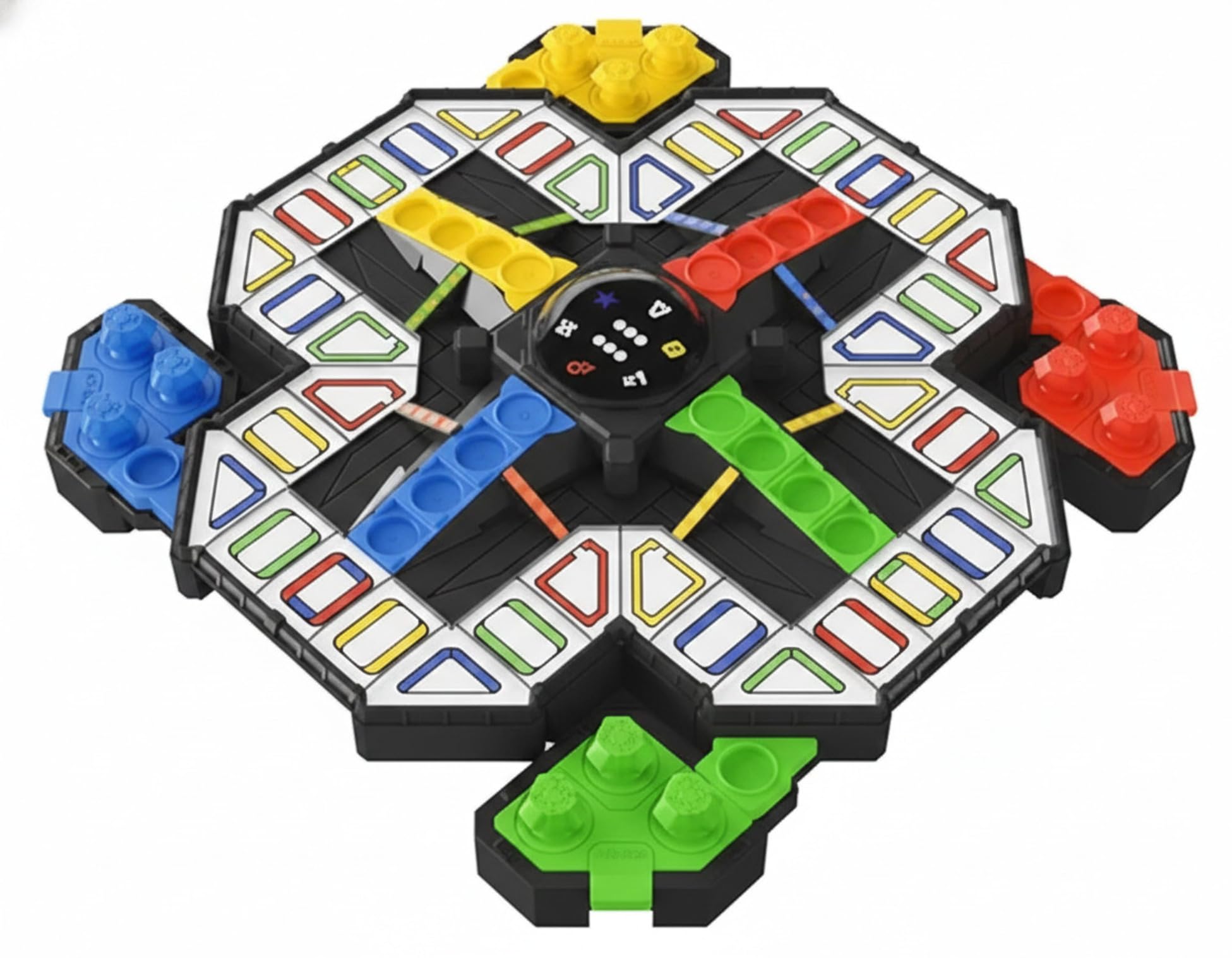 GiiKER Super Ludo - Elektronisches Würfelspiel - Schlanker Mensch - Interaktives Spiel mit Lichteffekten - Familie & Kinderspiel - Geburtstagsgeschenk für Kinder