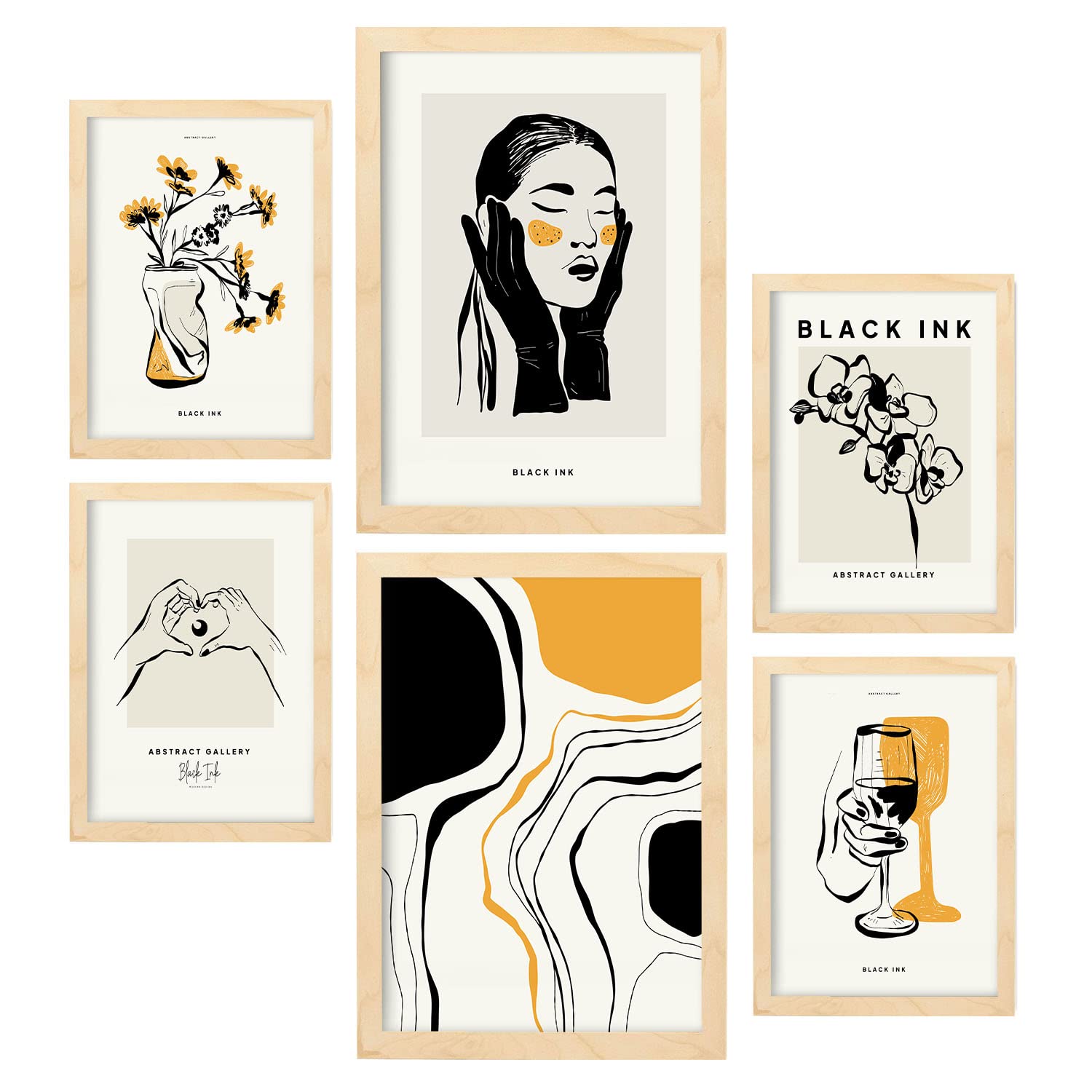 Nacnic Poster Skyline In Acquerello Formato A3 Con Cornice – Stampa Su Carta 250g, Decorazione Da Parete - 2