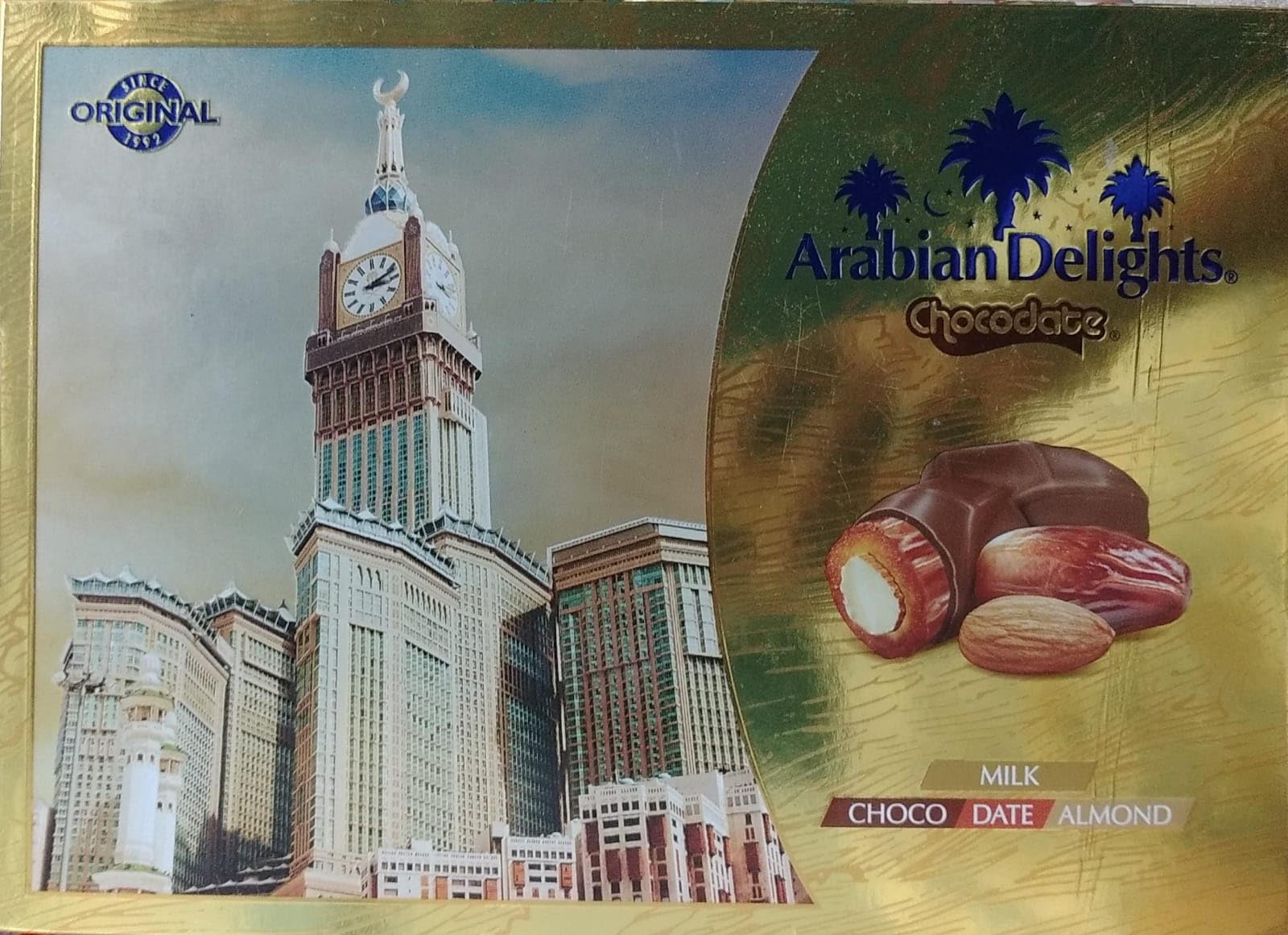 Buy Arabian Delights Chocodate Milk And Choco, Date, Almond Chocodates ...