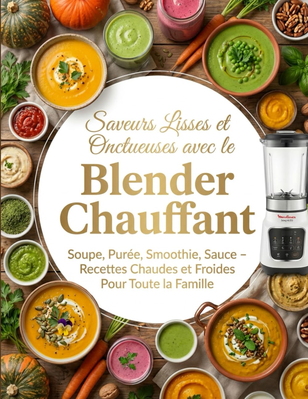Saveurs Lisses et Onctueuses avec le Blender Chauffant: Soupe, Purée, Smoothie, Sauce – Recettes Chaudes et Froides Pour Toute la Famille