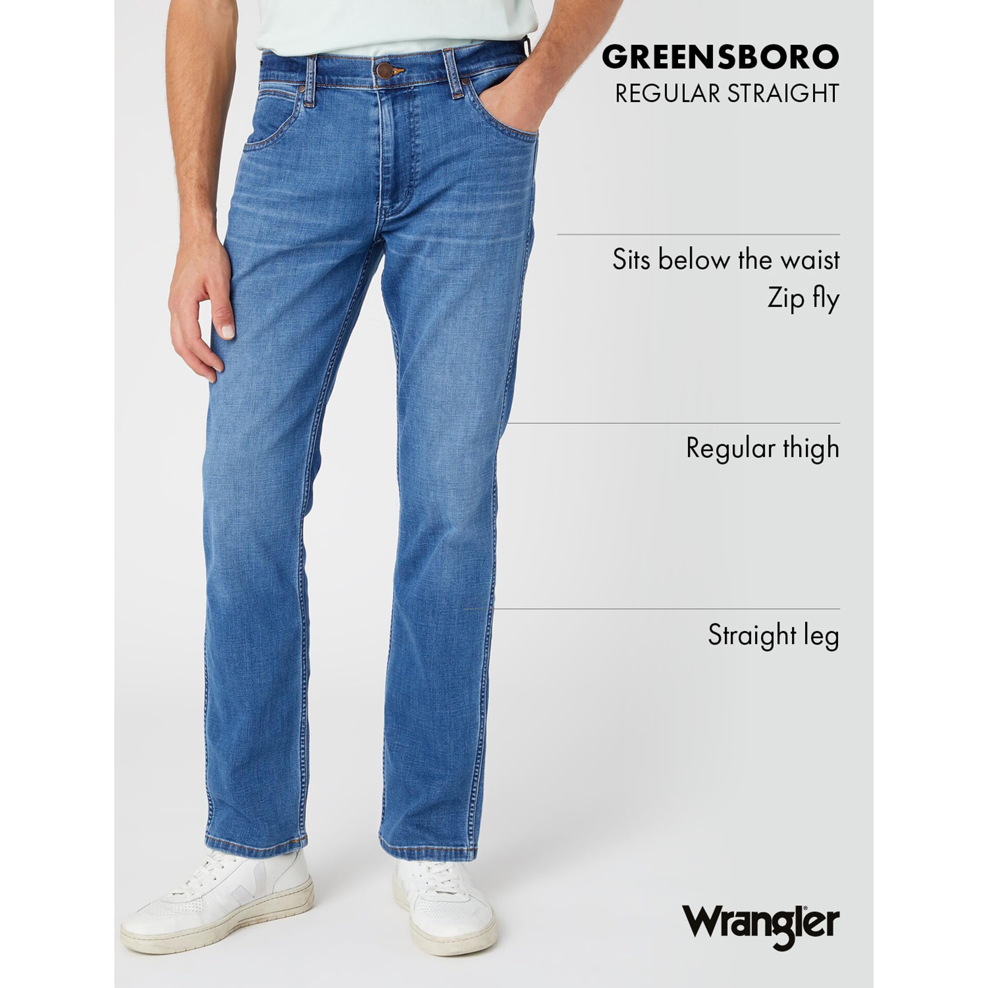 Wrangler GREENSBORO - Dżins Mężczyźni