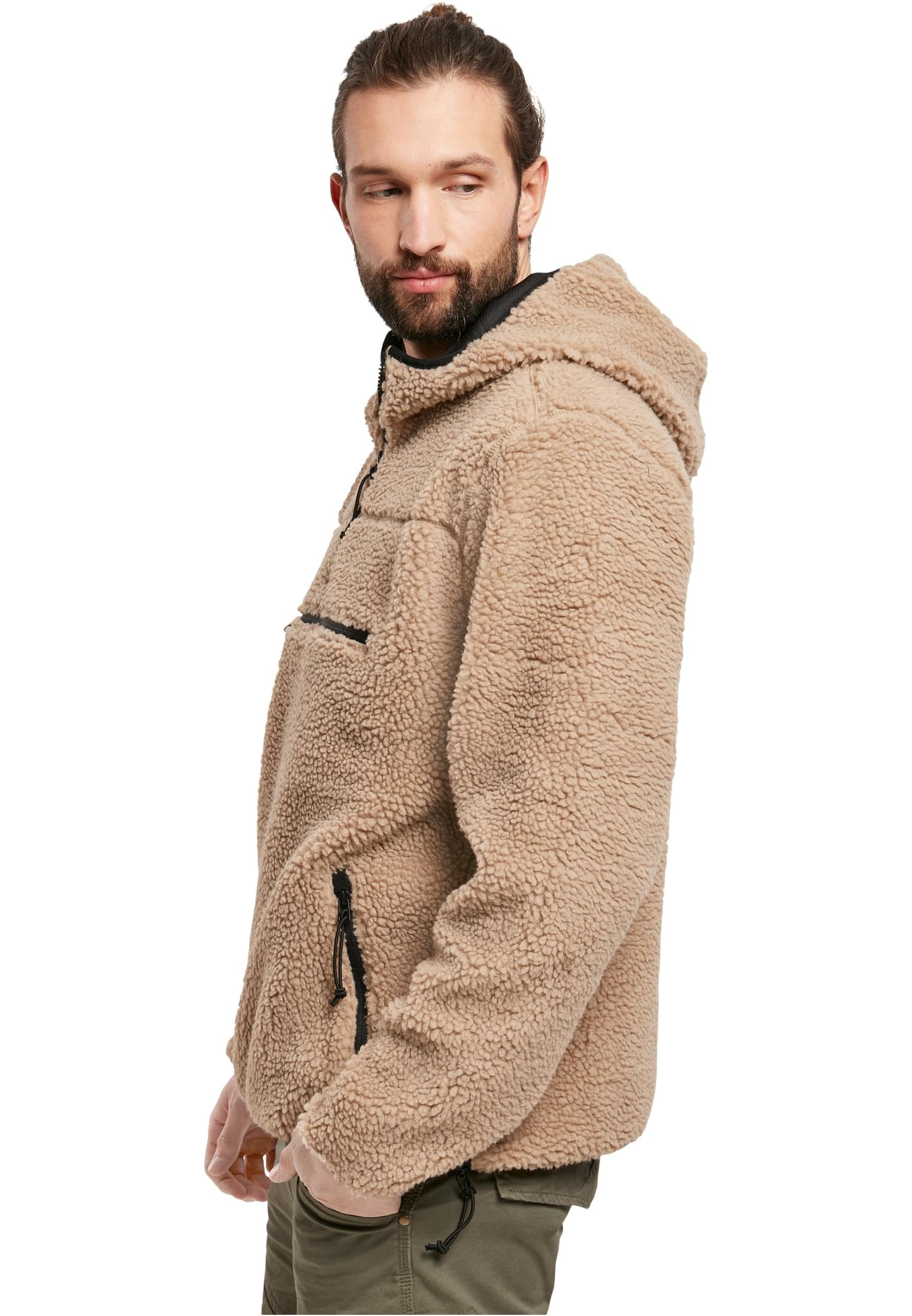 Brandit Teddy Windbreaker Uomo Giacca a Vento Nero