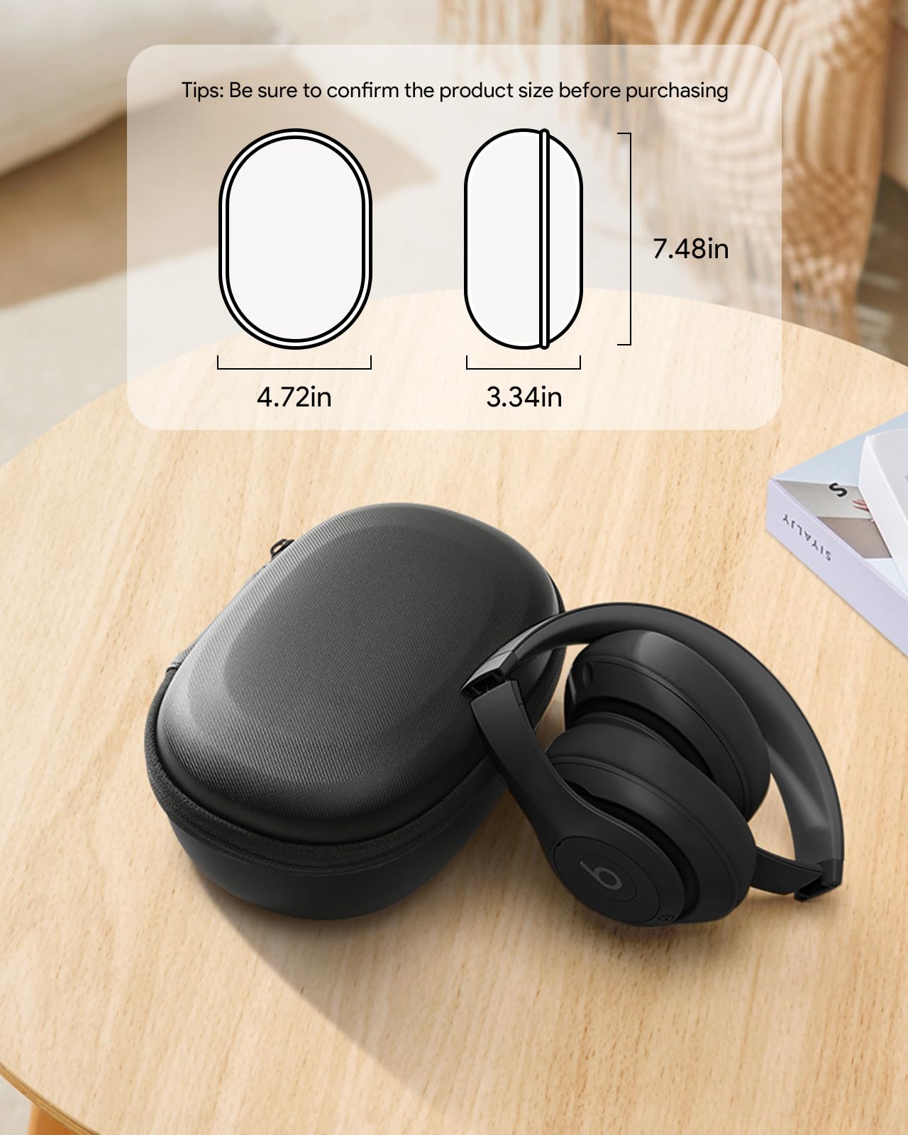 Beats Solo Proブラック 収納ケース付き Amazon.com: Case for Beats Studio Pro/Solo 4/Solo 3/Studio3