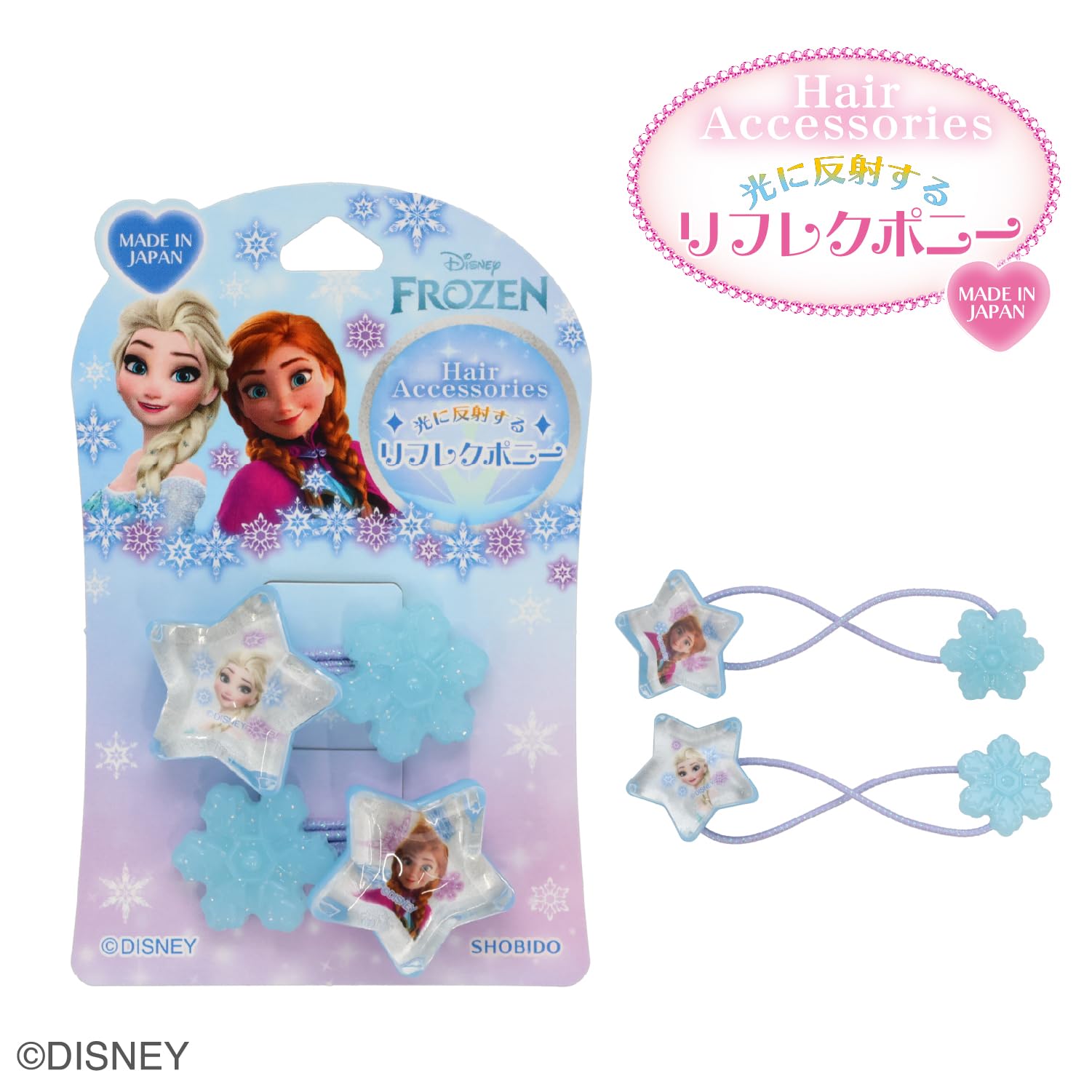 Amazon | shobido 粧美堂 ディズニー リフレクヘアポニー 星型 DN41183
