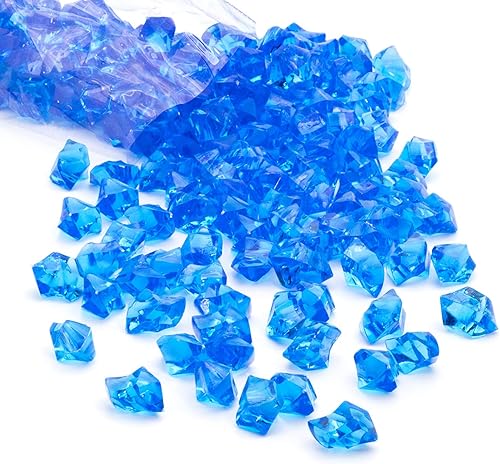 Miniatura 10 de Royal Imports Piedras acrílicas de cristal de hielo para rellenos de jarrones, mesa de fiesta, boda, fotografía, decoración de fiesta, manualidades,