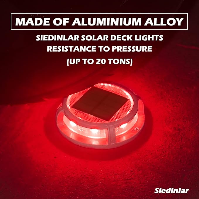 Luces solares para deck exteriores 4 piezas miniatura 6
