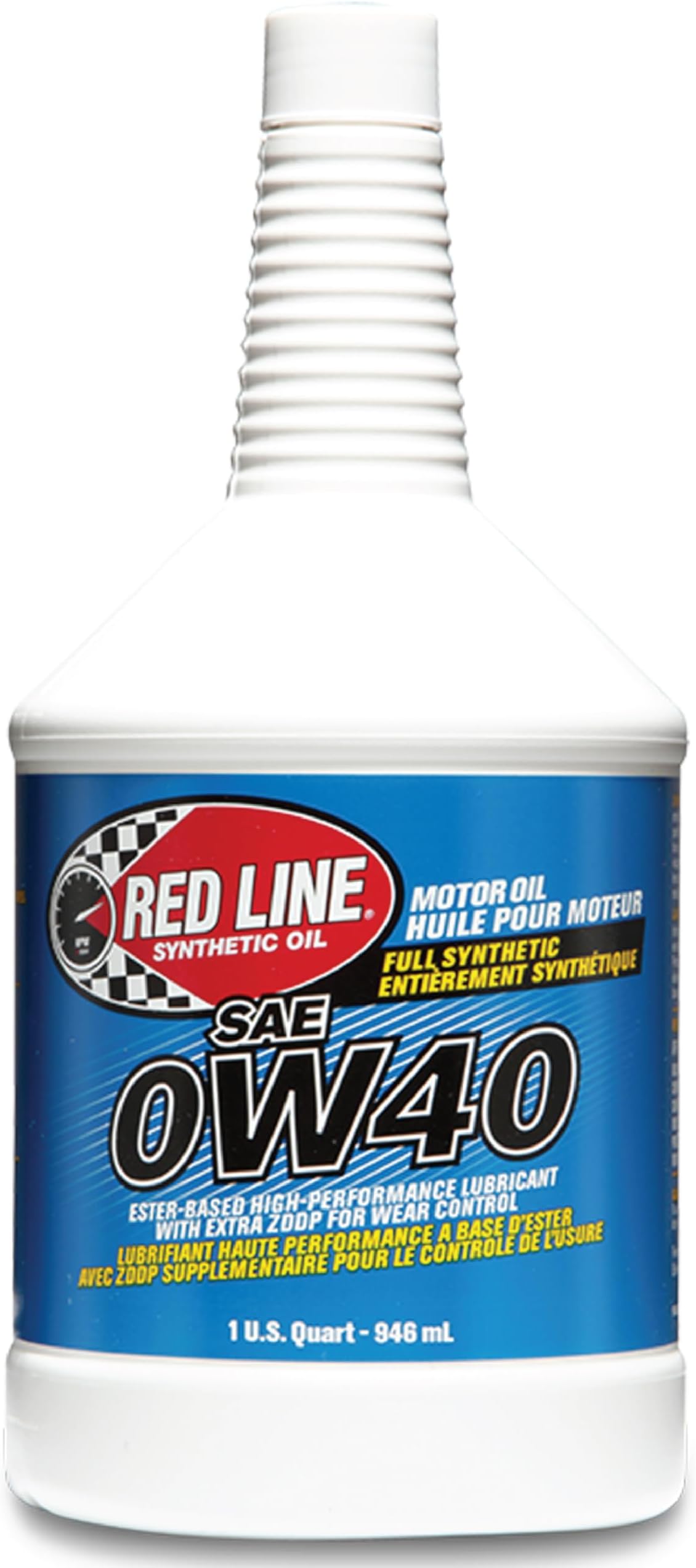 11104 0W40 Motor Oil - 1 Quart Bottle by Red Line Oil
