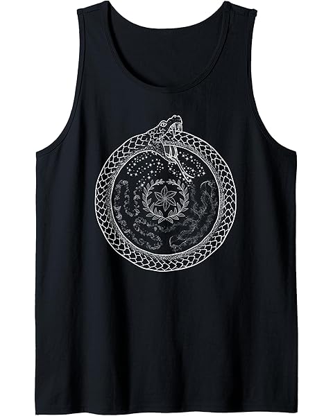 Hecate's Wheel Ouroboros Goddess Hekate Pagan Witch Symbol Tank Top