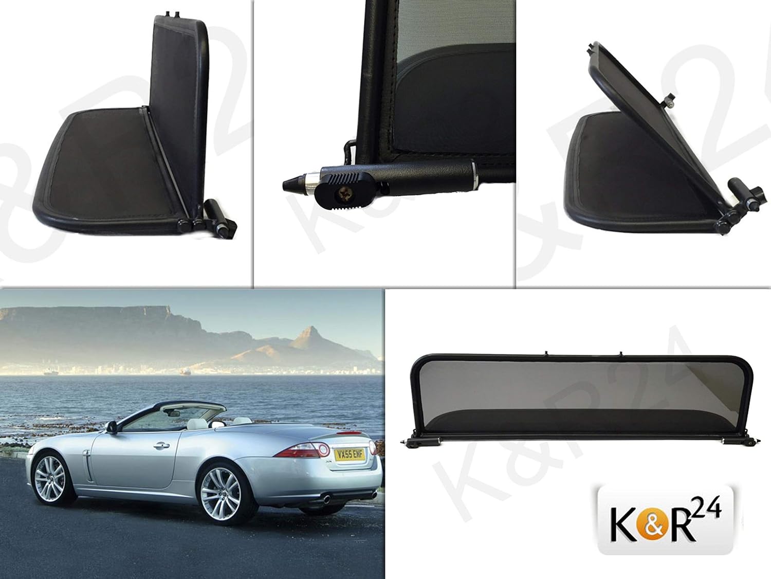 K & R Wind DEFLECTOR Jaguar XK/XKR 2007 Type 150 Best Price NEW Brand WIND BLOCKER Amazon.co