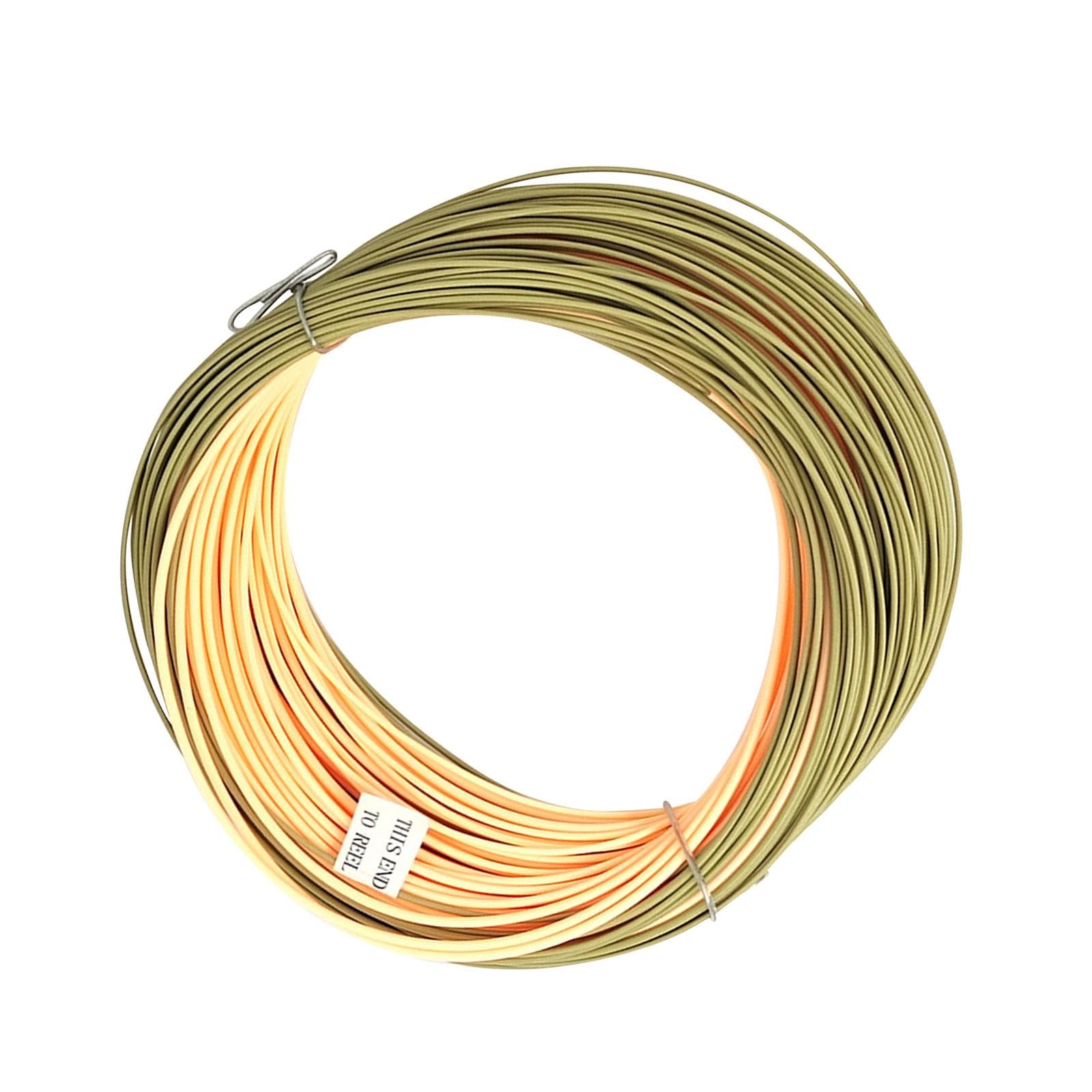 Fly Line, Trout Fishing Line, All Purpose Fly Fishing Weight Forward Color Single Handed Spey Line, 90ft, WF8F