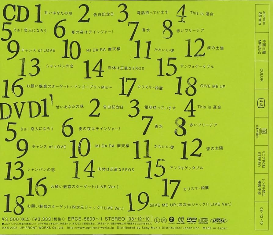 メロン記念日 シングル、アルバムセット Amazon.co.jp: メロンジュース: ミュージック