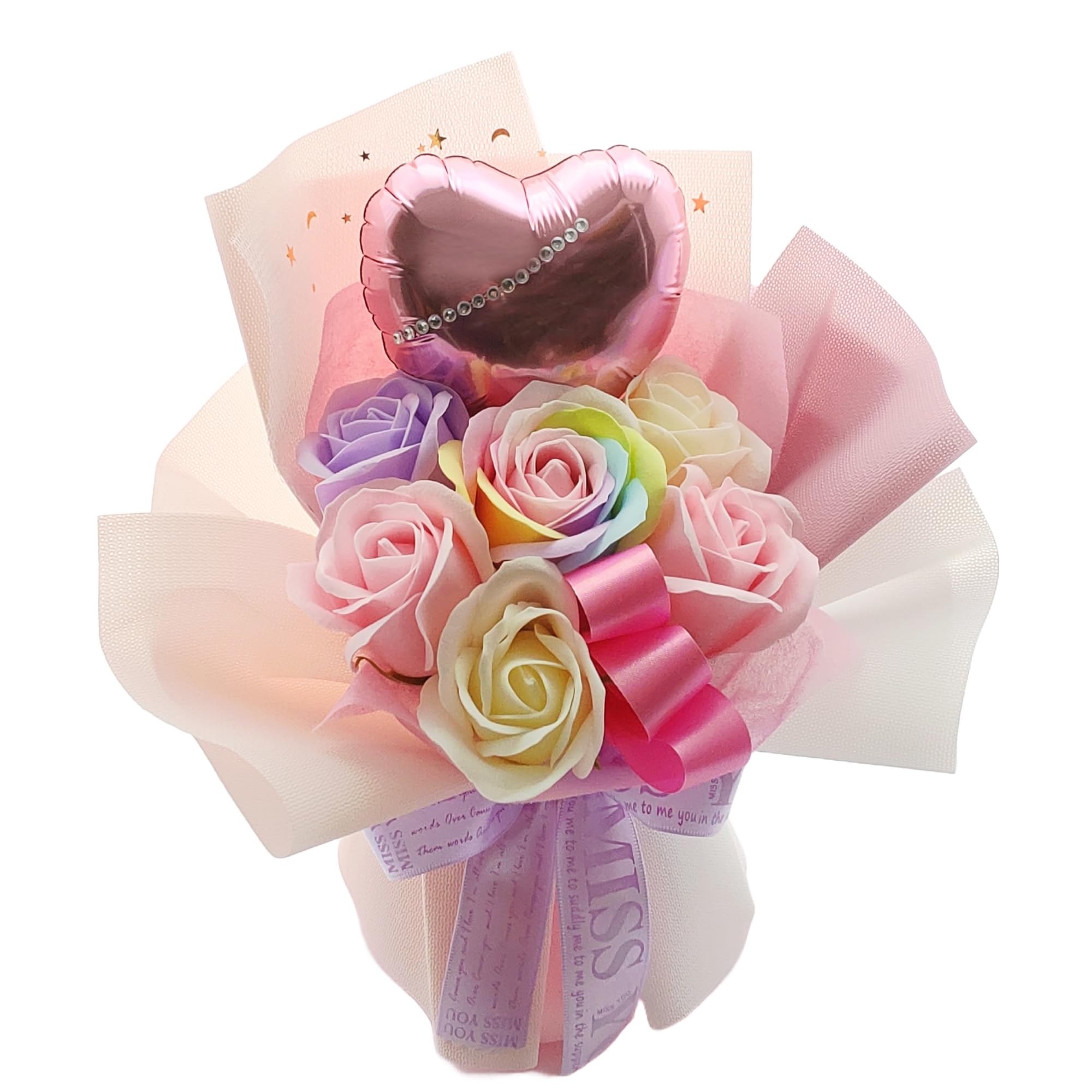 Amazon｜ソープフラワーとラインストーンがかわいいバルーンの