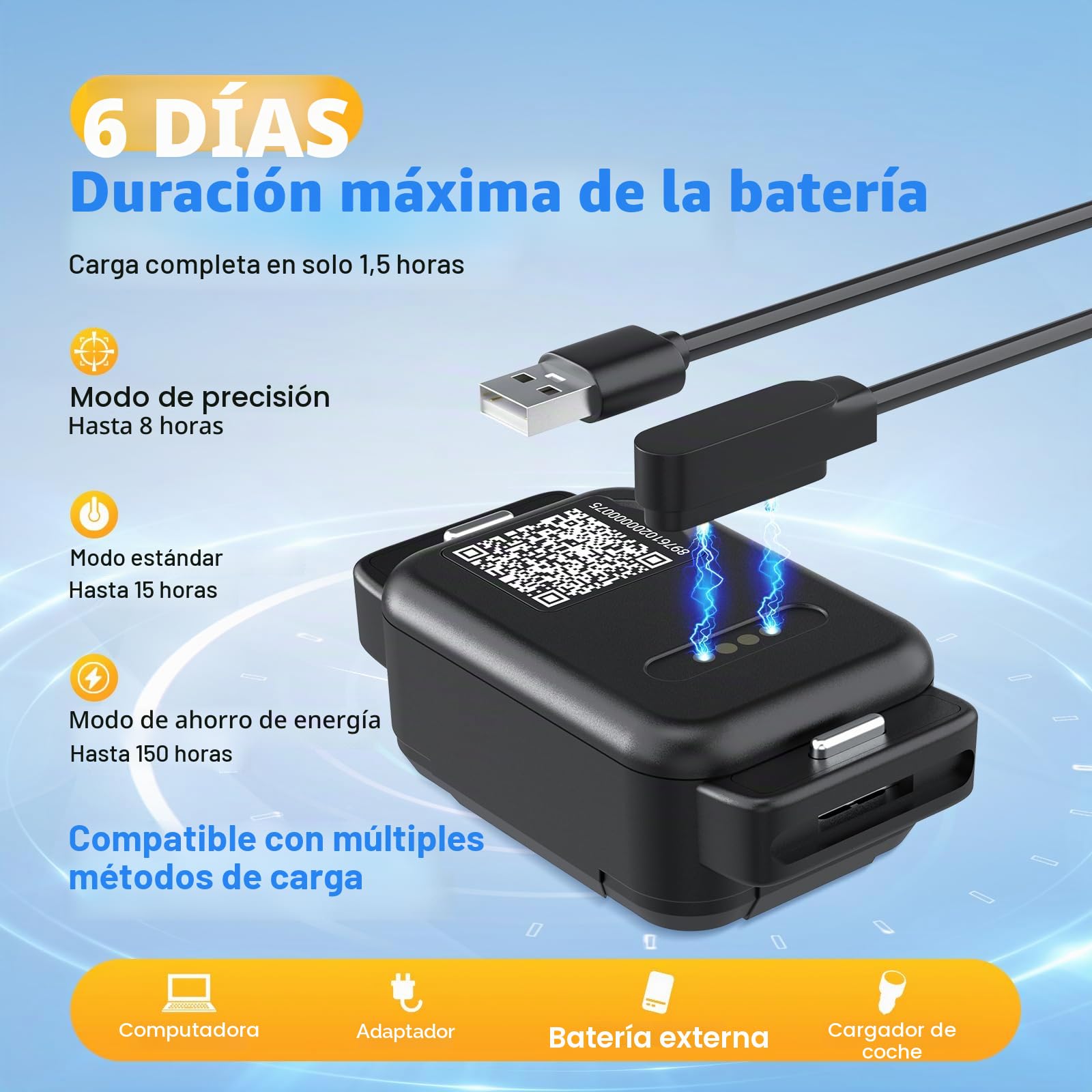 Localizador GPS Sin Suscripción para Perros y Gatos | Seguimiento en Tiempo Real, Monitor de Actividad y Salud, Historial de Ubicaciones, Alerta de Cerca Electrónica
