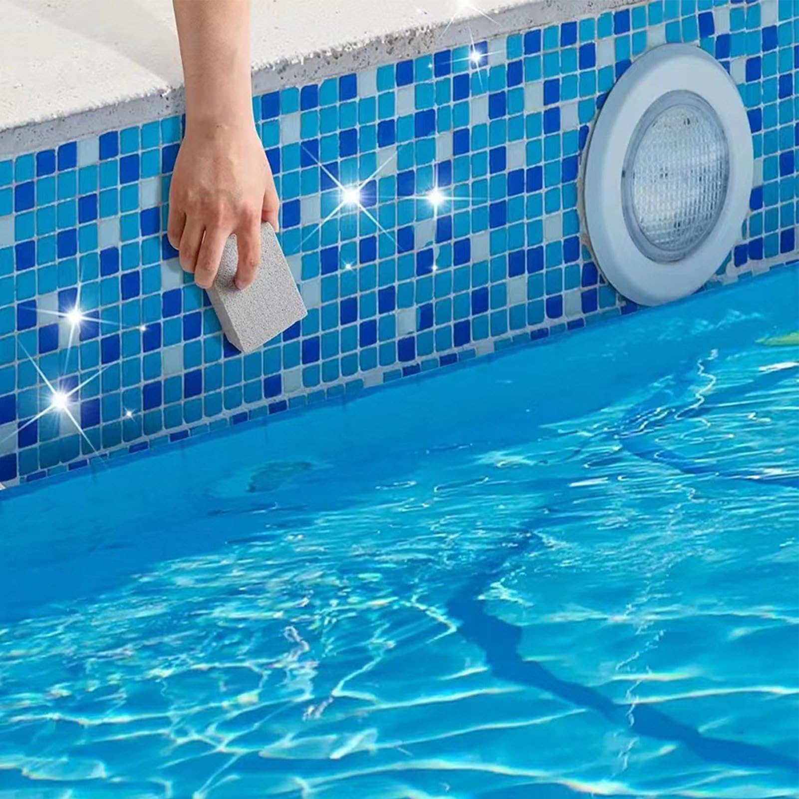 Piedra pómez para Piscinas, Bloque de Limpieza de Azulejos de 3 tamaños