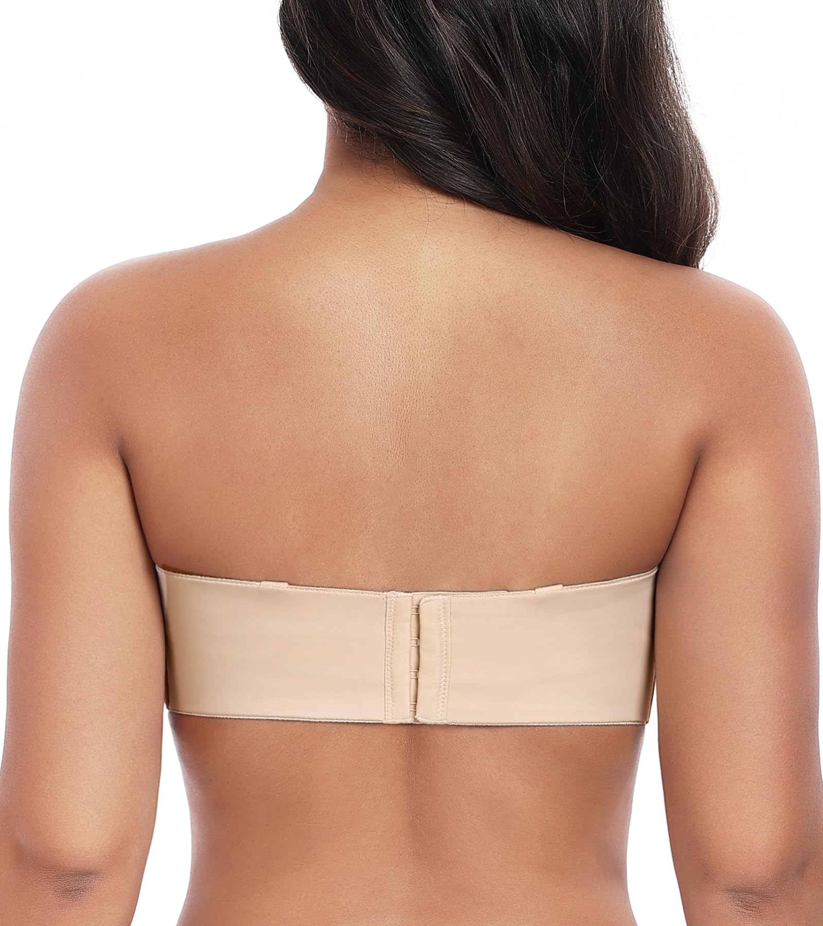 DotVol Reggiseno Senza Spalline Donna Taglia Forte Ferretto e Non Imbottito Bra a più Vie