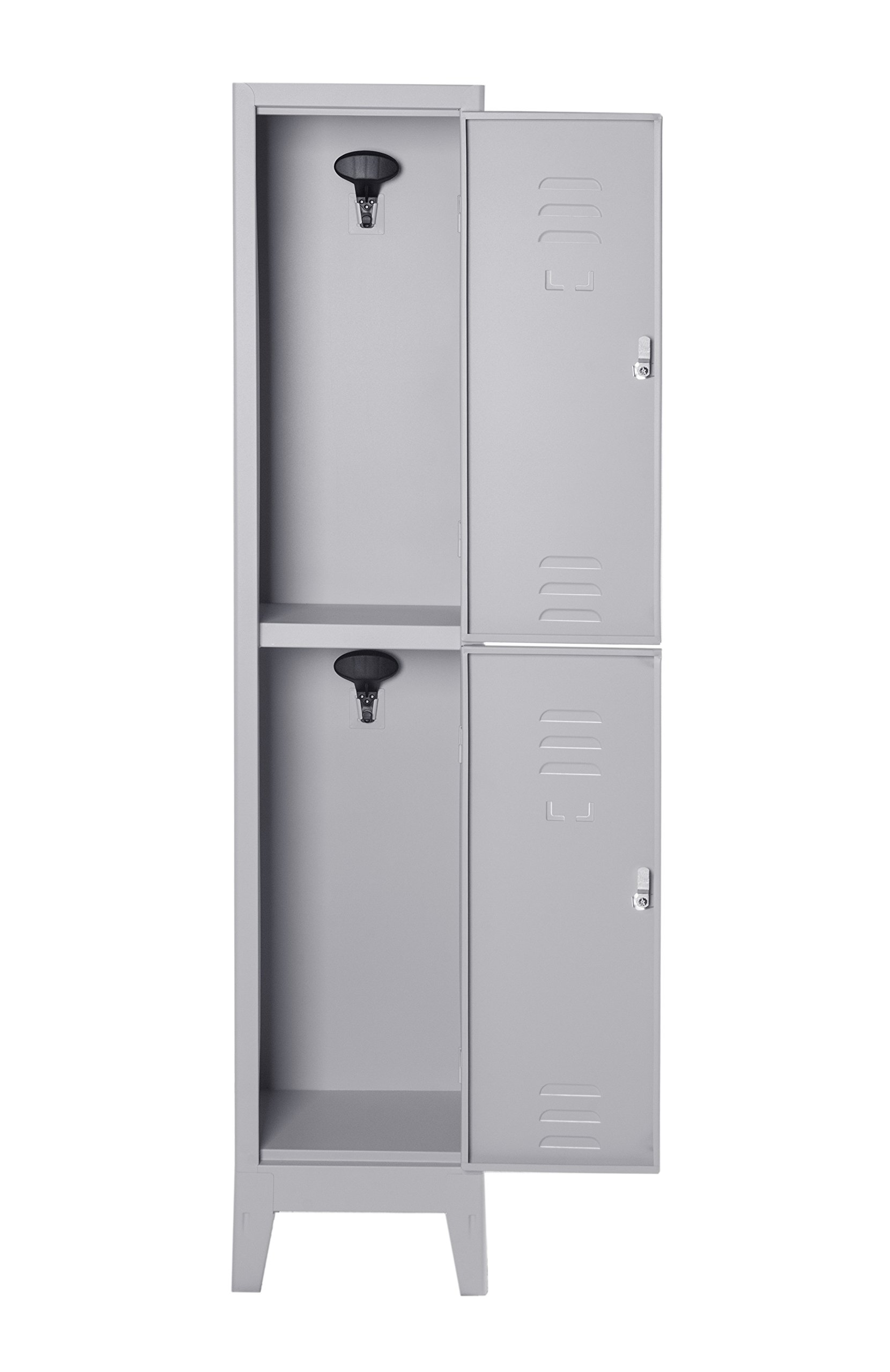 Armadio Multiplo CO.AR.ME MU10133 - 6 Posti, Grigio RAL 7035, Con Serratura A Chiave E Ganci