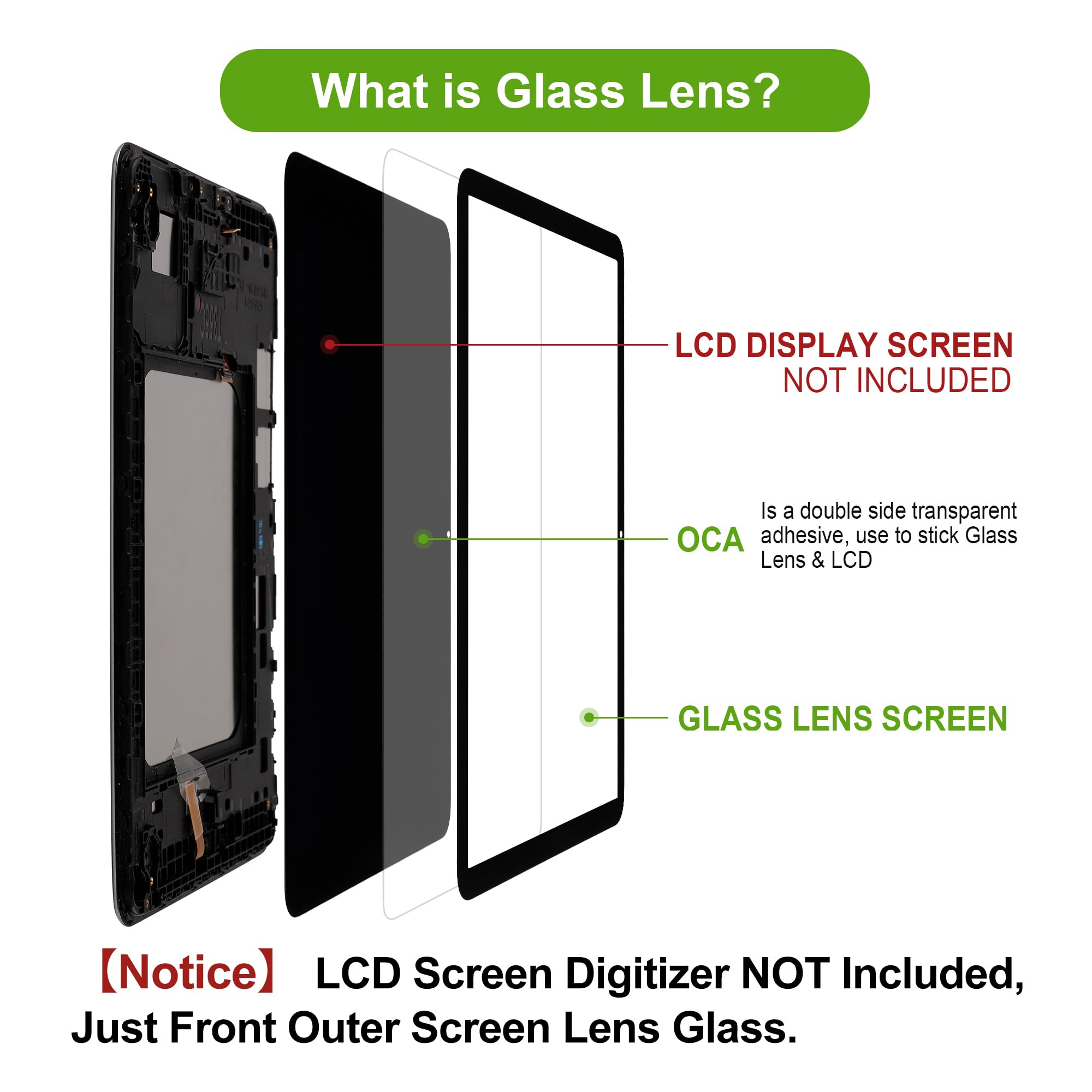 Écran LCD compatible avec Peugeot 208 2008 308 Citroën C5 C4l LAM070G004A - Pièces de rechange avec outils gratuits - Pas LCD