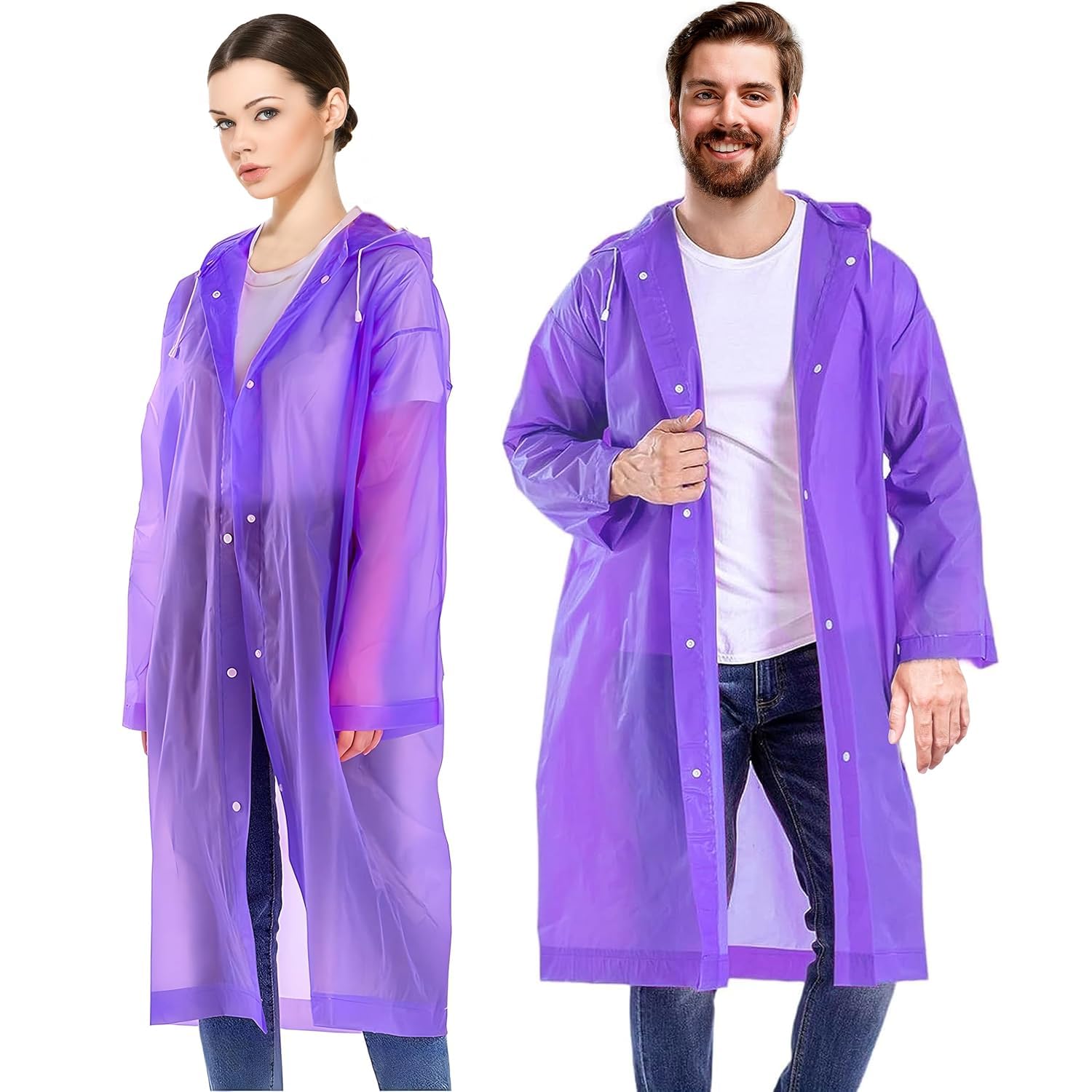 Waterproof Unisex Rain Coat Hooded Full Sleeves Outdoor Men, Women, Boys & Girls Rainwear | Raincoat for Camping, Hiking & Travelling-picture-36