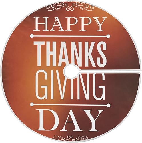 Falda de árbol de Navidad con texto en inglés Happy Holidays de color morado, falda de árbol de Navidad suave, 35.4 pulgadas, decoración de otoño