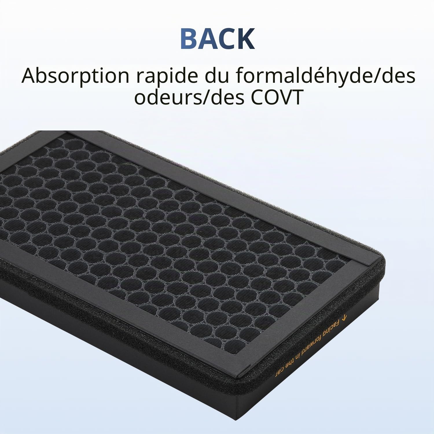 Lot de 2 filtres à air HEPA pour Tesla Model 3 Model Y avec filtre à air d'habitacle de rechange à charbon actif (2016-2024)