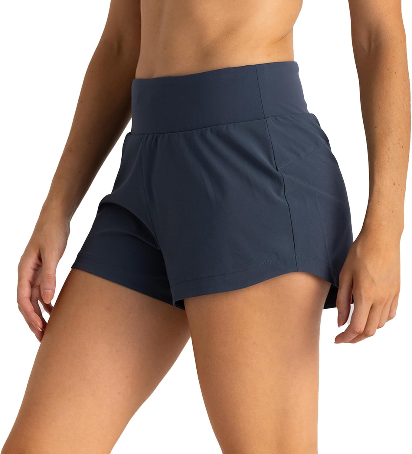 Free Fly Women's Lined Active Breeze Short - Odor Control, Sun Protection UPF 50+ Womens Exercise Shorts - 3" Inseam