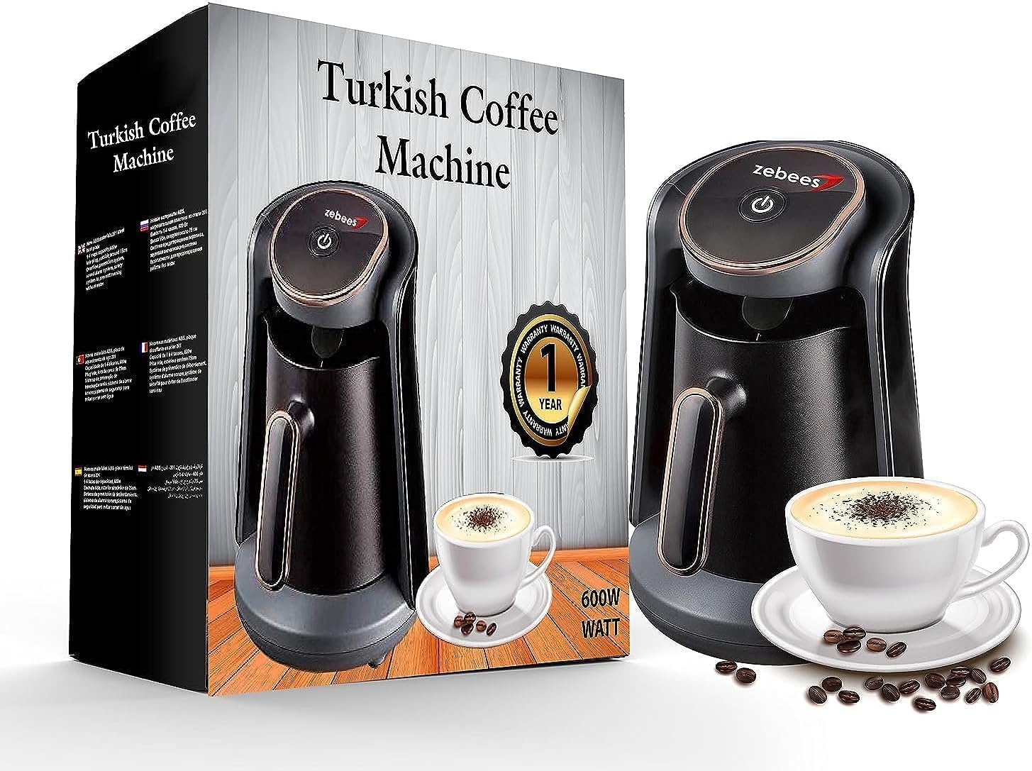 Turkish Coffee Maker Machine Turkish Coffee Expresso Maker Machine Cordless Electric Coffee Maker For Office Home Café Portable Travel Kettle For Easy Coffee Making Maker