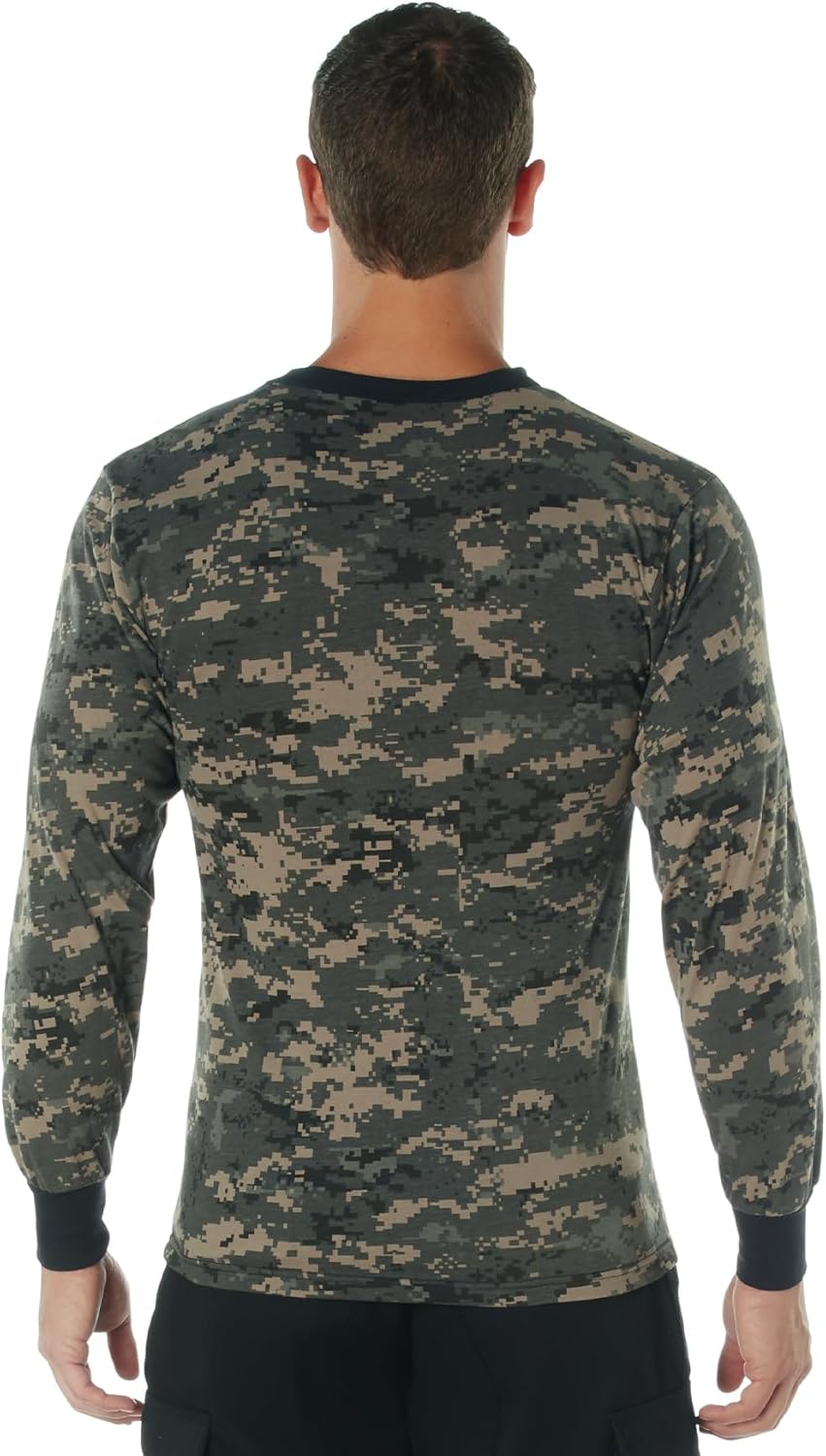 Rothco Men's Long Sleeve Color Camo T-Shirt