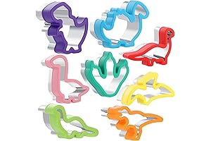 8pcs Dinosaur Stainless Steel Cookie Cutters Set