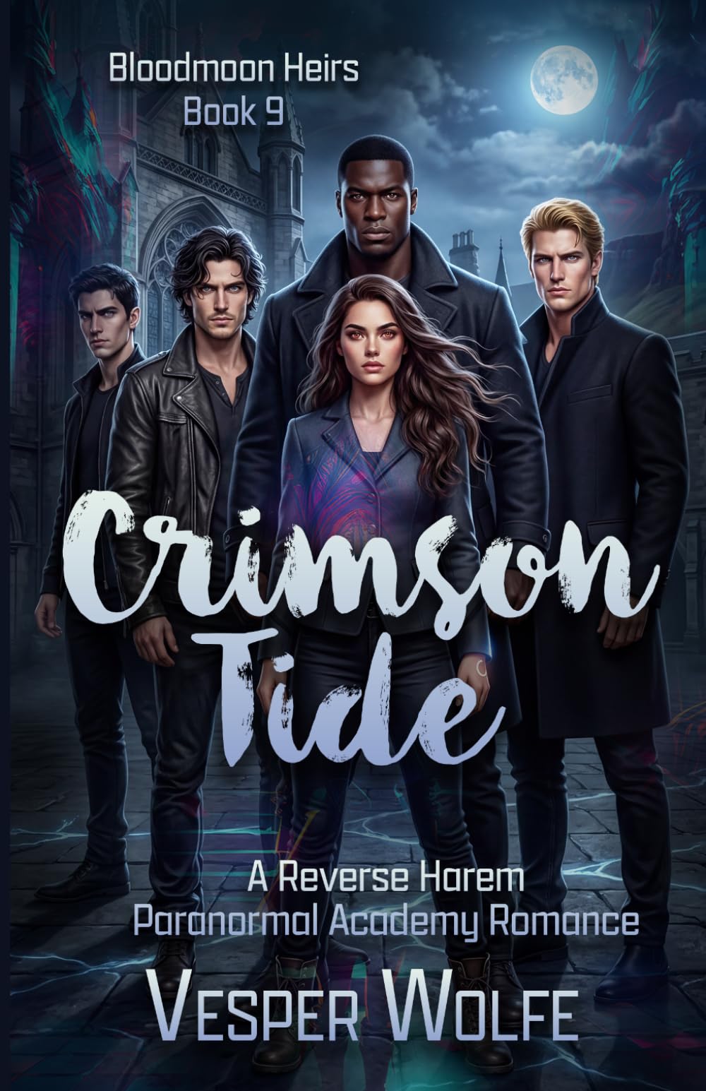 Crimson Tide: A Reverse Harem Paranormal Academy Romance (Bloodmoon Heirs)