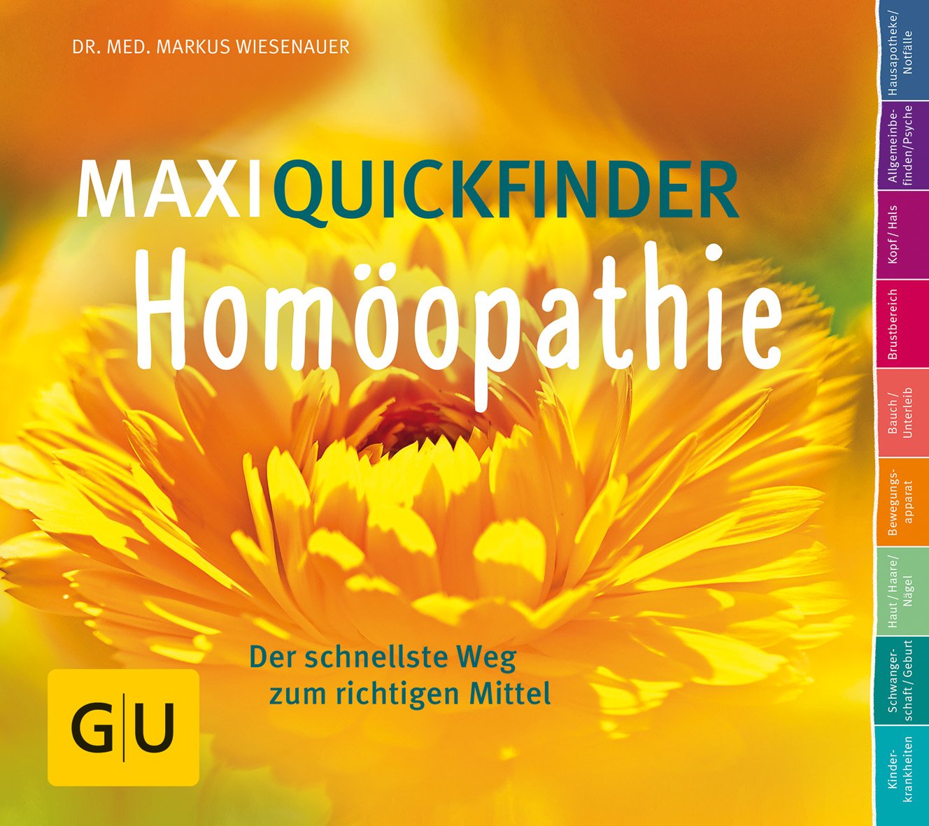 Homöopathische Taschenapotheke, Globuli-Tasche zum Buch MaxiQuickfinder Homöopathie (GU) von Dr. Markus Wiesenauer, gefüllt mit 24 Globuli-Röhrchen (Glas), aus echtem Filz (grau)