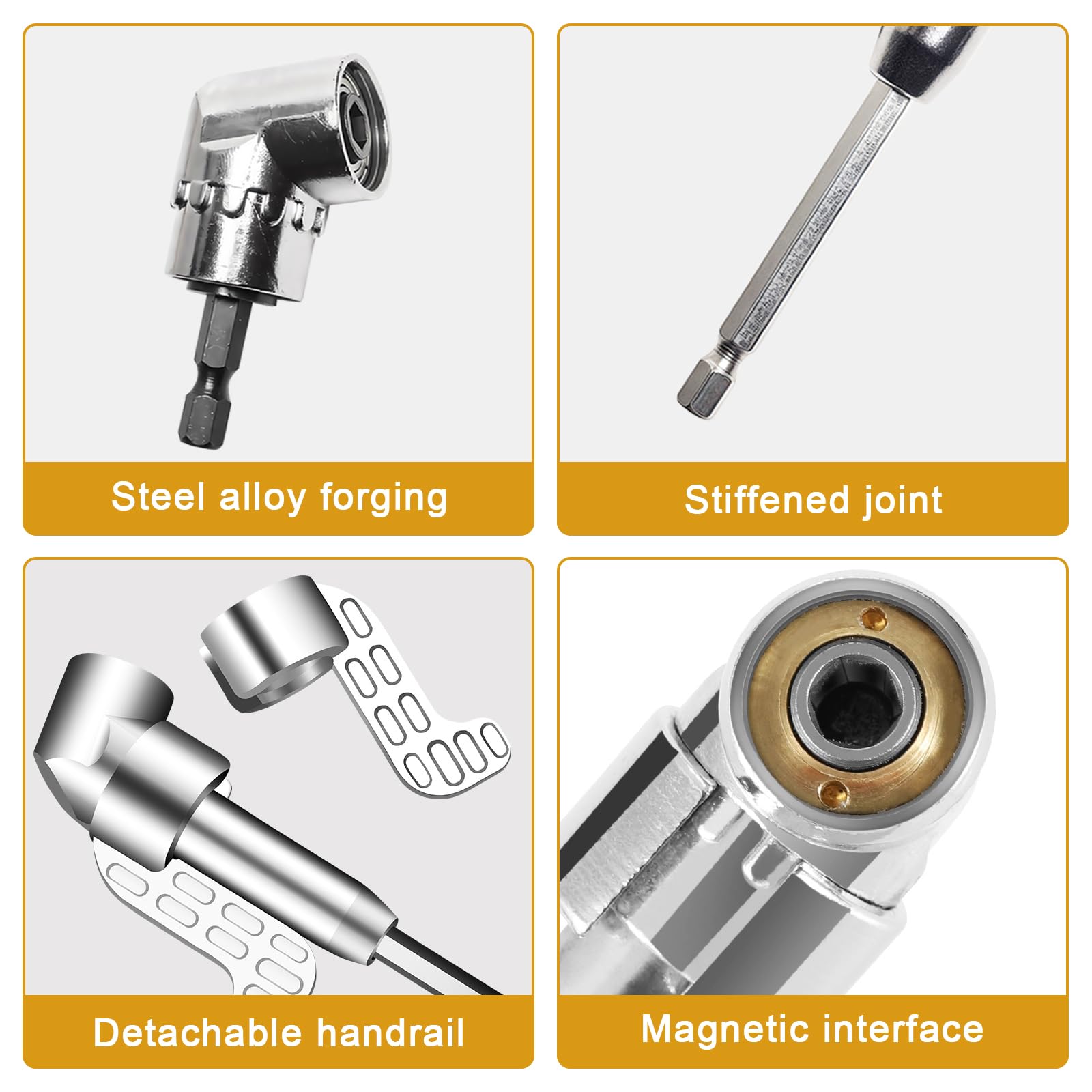 2 Adattatori Angolari 105° Per Avvitatore - Estensione Per Spazi Stretti - Foto 4