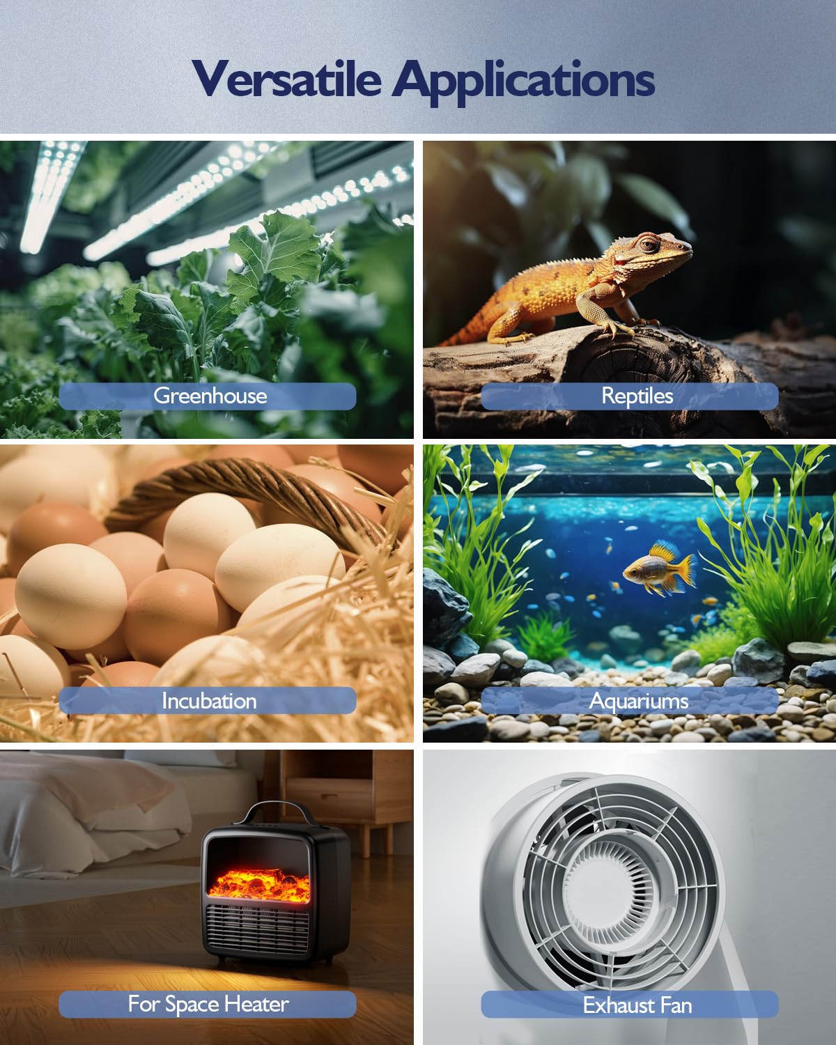 Temperature Controlled Outlet, Heavy Duty 15A 1800W Heating Cooling Thermostat Plug Outlet, -40℉~210℉ LCD Display Plug in Thermostat for Heater Greenhouse Incubator Homebrew Heat Lamp - image 8