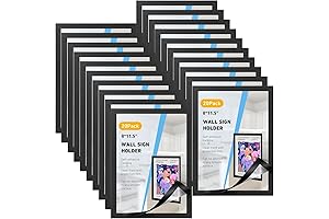 Elegant Magnetic Poster Frames - Seamlessly Display Notices in Style