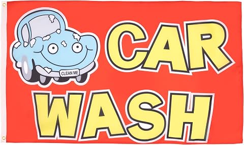 AZ FLAG Bandiera Car Wash 150x90 cm Poliestere 100D 2 Occhielli